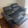 2 seater electric recliner navy blue Image 6