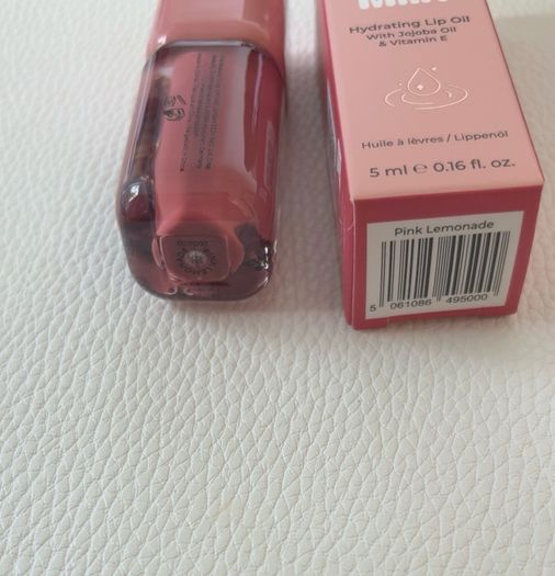 The beauty crop glow milk hydrating lip oil 5ml shade pink lemonade