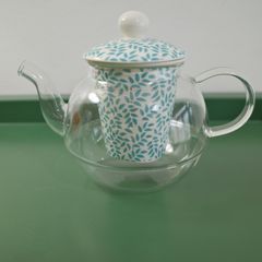Scandi Home Glass Teapot with Ceramic Infuser