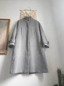 Whistles Wool Rich Coat Size Uk 12