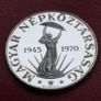 Hungary / Magyar  50 Forint Liberation Silver Coin Image 7
