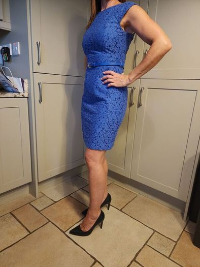 Blue dress