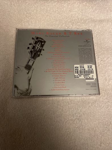 Marc Boland & T.Rex essential collection cd