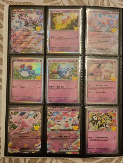 Pokemon 30Th Celebration Base set cards