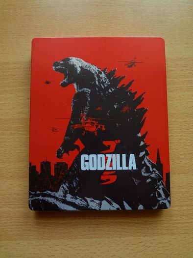 Godzilla (2014) 3D & Blu Ray Steelbook (RARE)