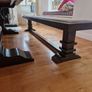 Dining room table and matching benches Image 7
