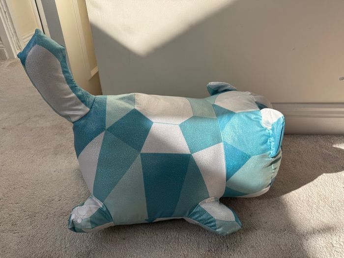 Aphmau Meemeows Blue Diamond Kitty Cats Soft Plush Large approx. 45cm. Used Please see photos