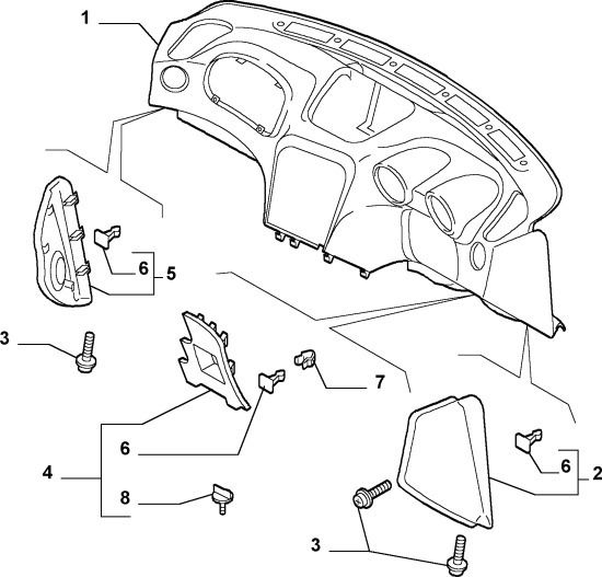 Fusebox Cover Screw (Alfa Romeo 156)