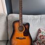 Fender DG-22 CE semi acoustic with free hard case Image 4