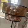 Rattan standing floor lamp Image 2