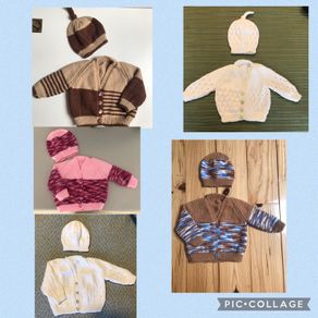 Baby Cardigan and Hat