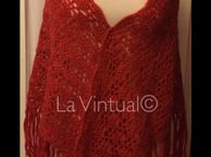 main image for ad Red Crocheted Shawl