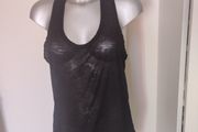 Black mesh vest Crivit sports top size UK16/18 EU44/46 Postage included