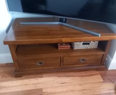 EzLiving solid wood coffee table