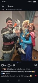 Frozen family costume