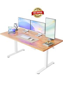 Standing Desk with USB Charging Port, 160 x 80 cm, 4