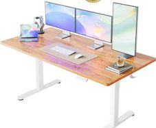 Standing Desk with USB Charging Port, 160 x 80 cm, 4