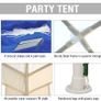 2.7m x 2.7m Garden Gazebo Marquee Party Tent Outdoor Image 3