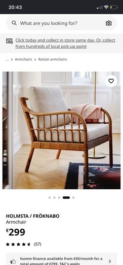 IKEA ratten armchair