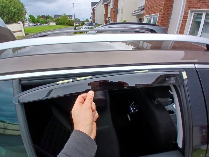 Skoda Octavia MK3 Wind Deflectors Wind Visors Team HEKO Rear Hatchback plus Front FREE
