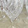 15 Galway Irish Crystal  Renmore Goblet Wine Glasses 2 Set of 6 each set is 35.00 euro plus set of 3 glass is 20.00 euro they 20 cm. tall and 8 cm. wide on the top. Image 2