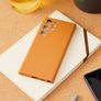 Genuine / Official Samsung Galaxy S23 Ultra Leather Case / Cover - Camel (Brown) Image 4