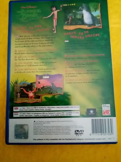 Walt Disney The Jungle book Groove party PlayStation 2 Ps2 Games Original