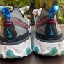Nike React Element 87 Dark Grey Photo Blue AQ1090-003 size 10.5 Image 3