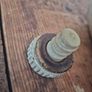 Antique Stoneware 2pt Hot water bottle/Bed Warmer with makers stamp Image 6