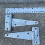 A pair of Galvanized T hinges (Dimensions in images) Image 2