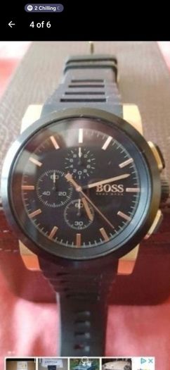 Rose gold hugo boss watch