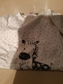 Sleepsuit Daddy & Me  (2 Piece). S 3-6 Months.