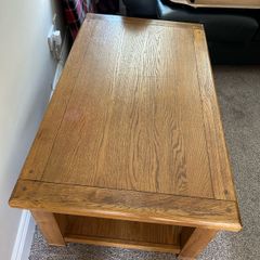 Nice large solid wood coffee table