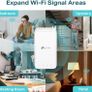 TP-Link RE330 AC1200Mbps WiFi Extender Booster, Ethernet Port, EasyMesh, WiFi Booster Range Extender, Internet Booster, Access Point, Works with Any WiFi Router, App Control Easy Setup, UK Plug Image 5