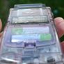 Nintendo Gameboy Color Console Atomic Purple Clear Tested And Working Image 9