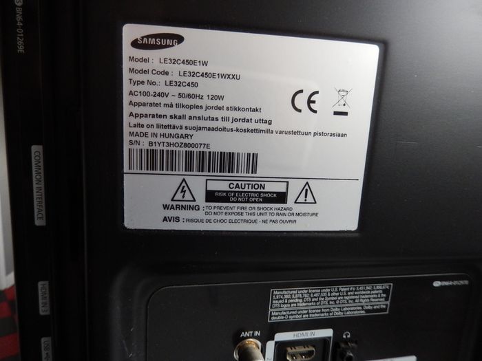 Samsung TV,32 inch