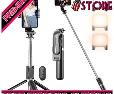 Selfie Stick Tripod with Fill Light, Tupwoon Extendable Selfie Stick 41 Inch and Flexible Phone Tripod Stand with Wireless Remote AVAILABLE IN WHITE OR BLACK (FREE SHIPPING)