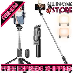 Selfie Stick Tripod with Fill Light, Tupwoon Extendable Selfie Stick 41 Inch and Flexible Phone Tripod Stand with Wireless Remote AVAILABLE IN WHITE OR BLACK (FREE SHIPPING)