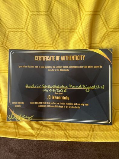 Shevchenko signed Ukraine shirt