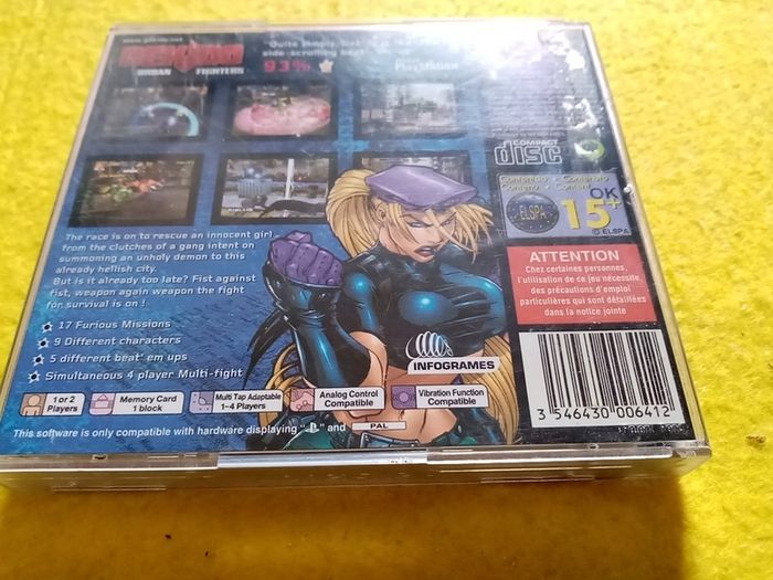 Gekido Urban Fighters PlayStation1 Ps1 PlayStation 2 ps2 games Original
