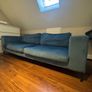 Three Seater Teal Couch Image 2