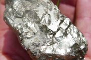Golden Pyrite Crystal Cluster
