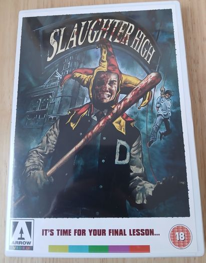 Slaughter High Arrow Video DVD 2011 Uncut Region 0 Reversible Sleeve Poster