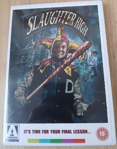 Slaughter High Arrow Video DVD 2011 Uncut Region 0 Reversible Sleeve Poster