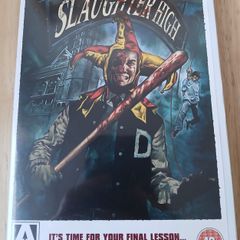 Slaughter High Arrow Video DVD 2011 Uncut Region 0 Reversible Sleeve Poster