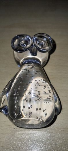 Retro Bubble Glass Owl