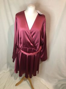 NEW pink silky dress (size 22)