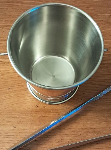 Mini Ice Bucket & Tongs