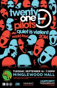 Twenty One Pilots  - Minglewood Hall - Rare Mini Print/Poster