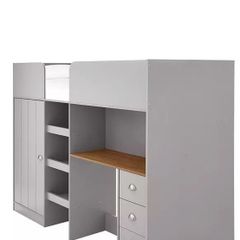 Kids High Sleeper With Desk